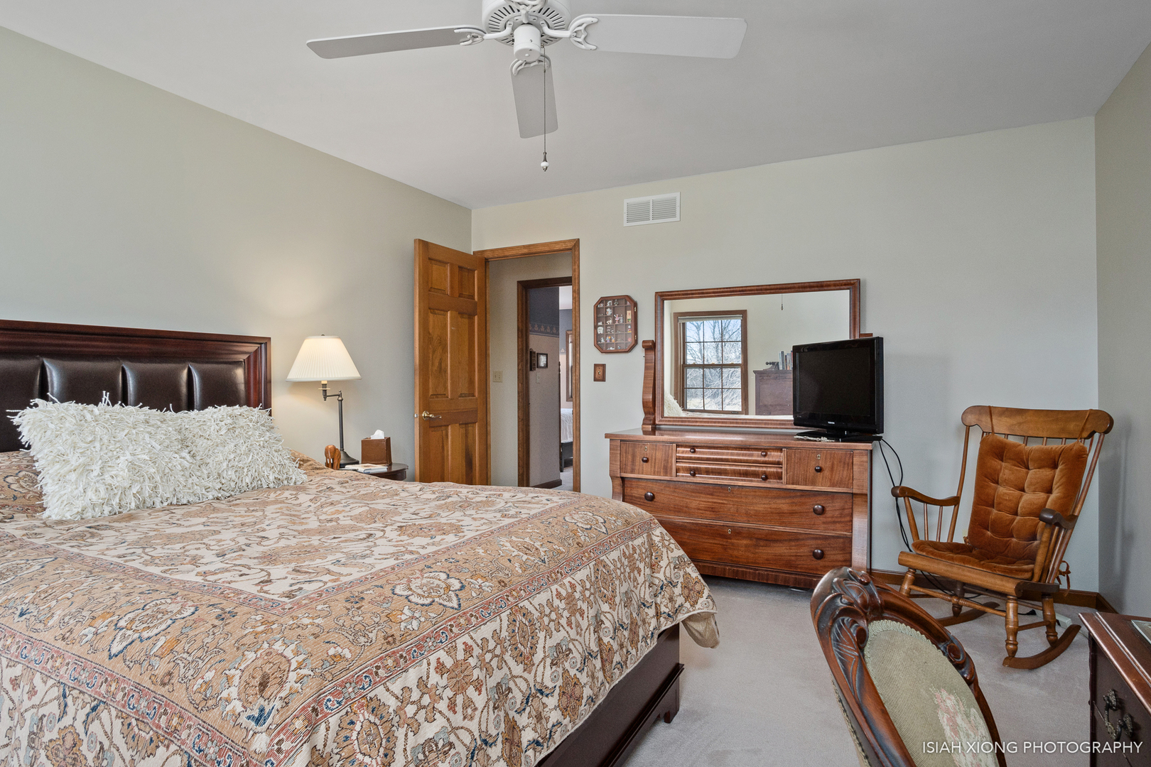 5S430 Deer Ridge Path Big Rock, IL 60511 - Photo 28 of 72 a bedroom with a bed and a flat screen tv
