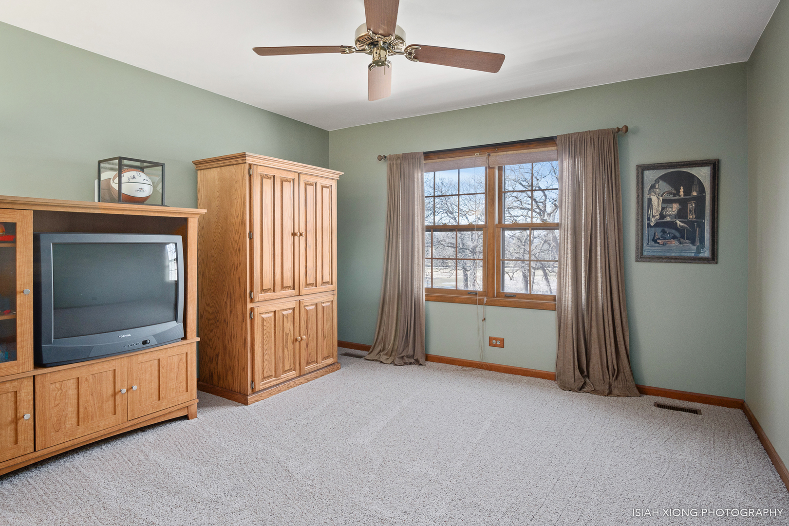 5S430 Deer Ridge Path Big Rock, IL 60511 - Photo 31 of 72 a view of an empty room with a window and a kitchen