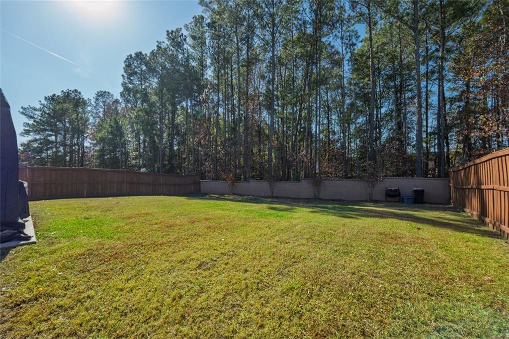 3841 Makeover Court Atlanta, GA 30349 - Photo 36 of 44 a view of a backyard with swimming pool