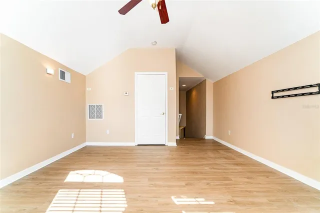 a view of an empty room