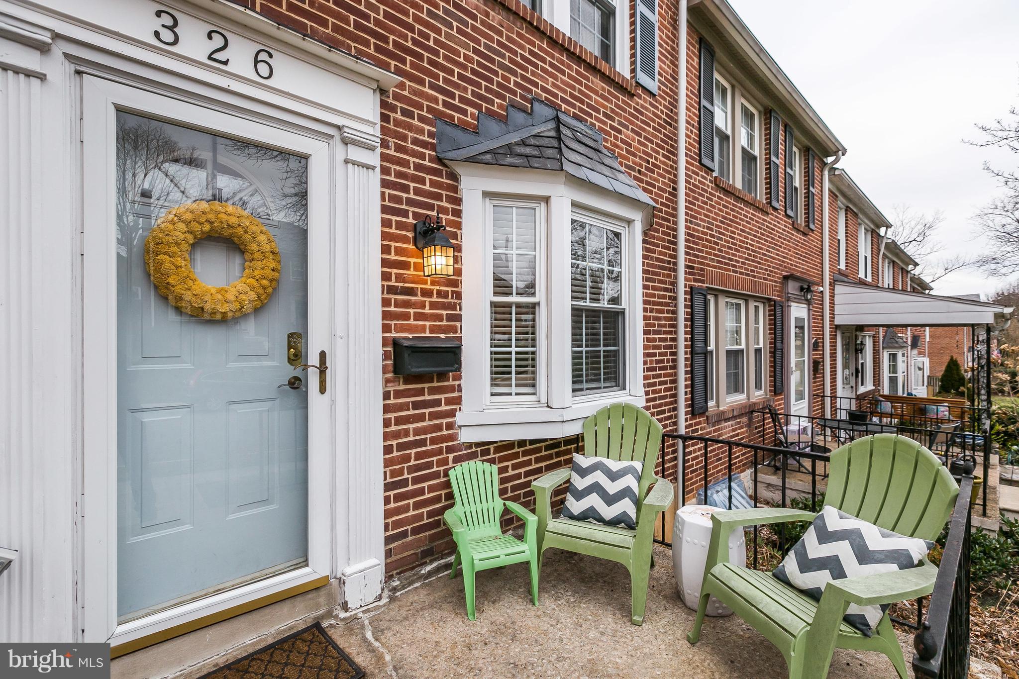 326 Overbrook Road Baltimore, MD 21212 - Photo 2 of 35 a view of a house with a chairs and table in a patio