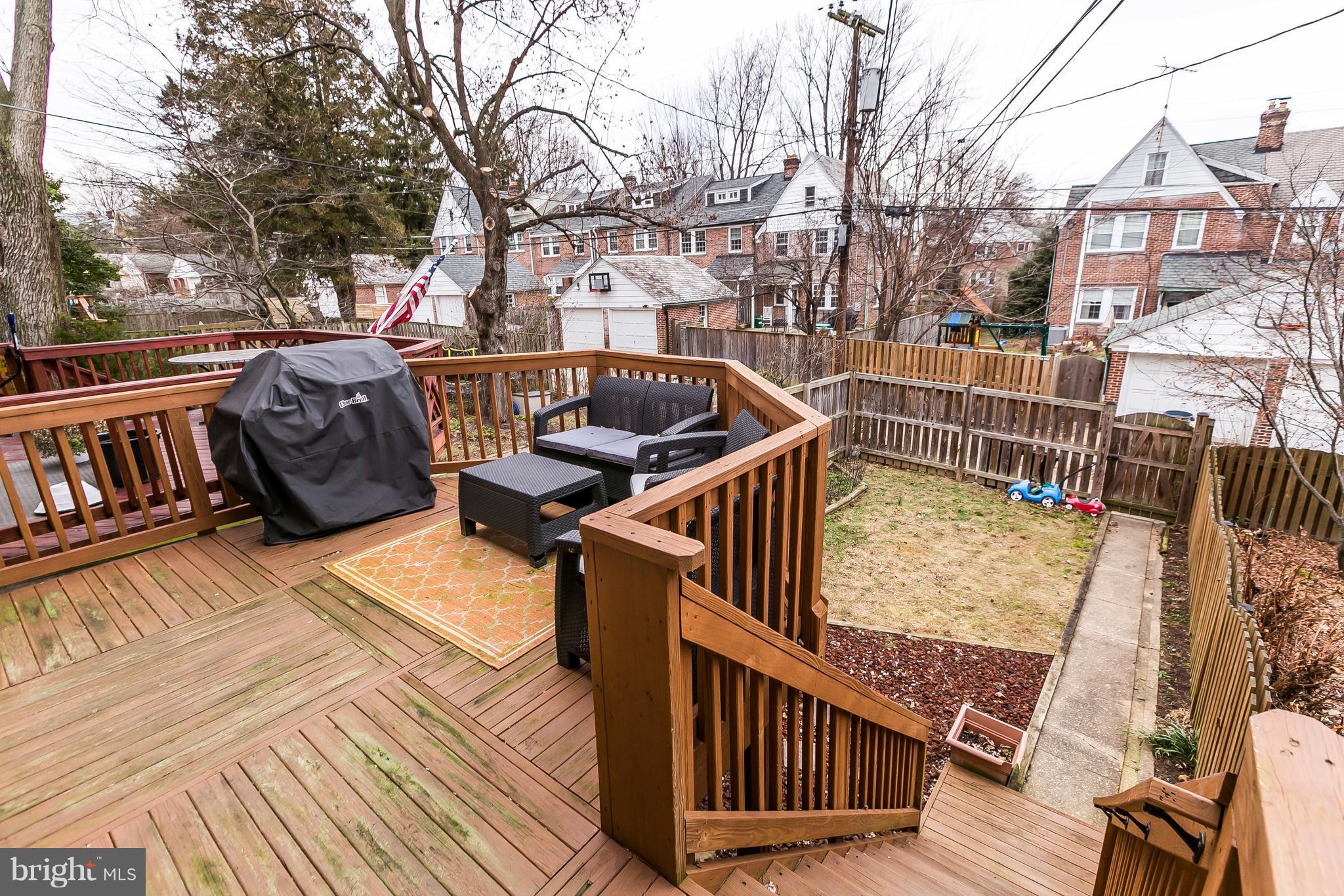 326 Overbrook Road Baltimore, MD 21212 - Photo 30 of 35 a view of balcony with wooden floor and seating space