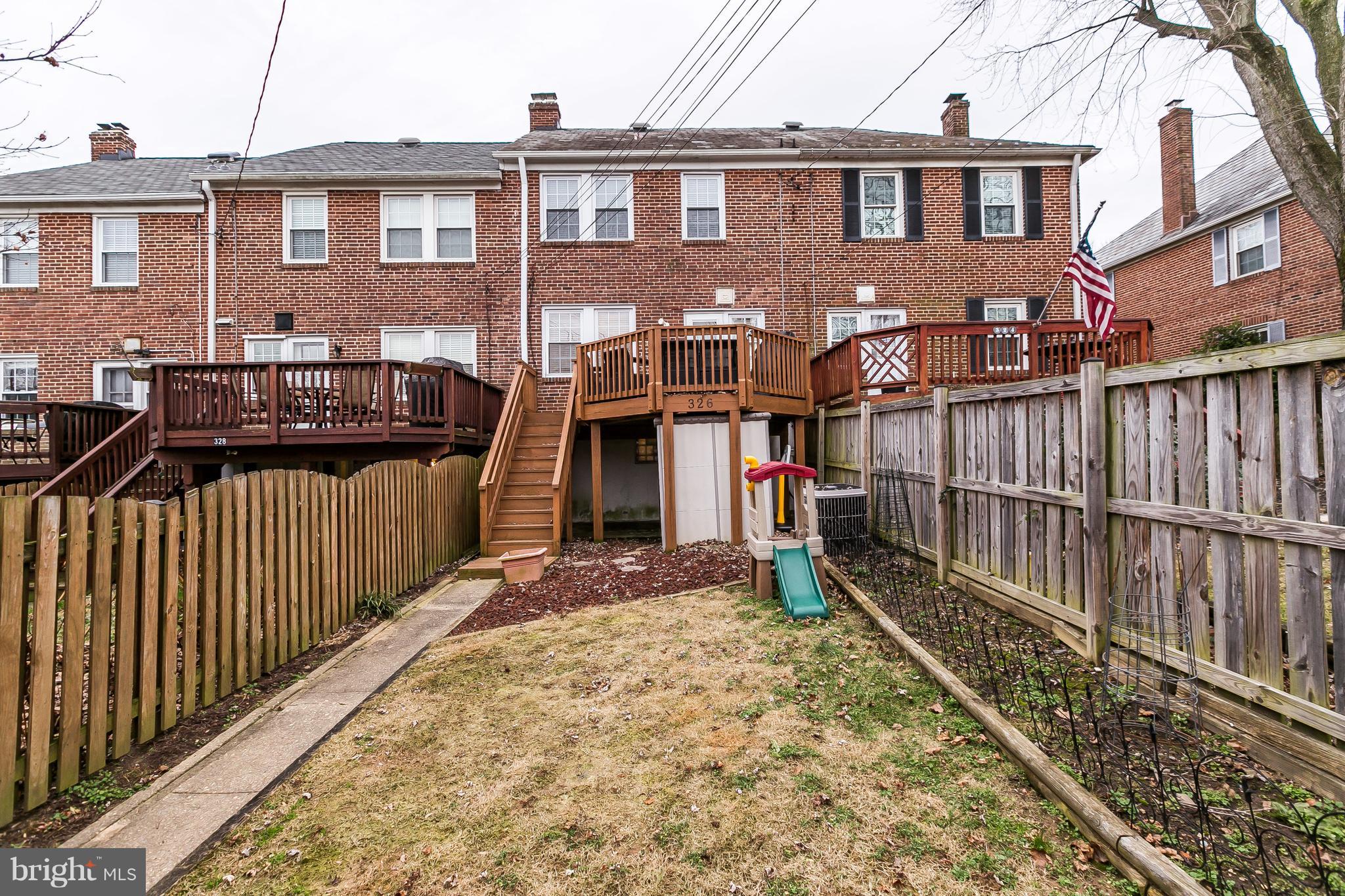 326 Overbrook Road Baltimore, MD 21212 - Photo 34 of 35 a view of a house with wooden fence