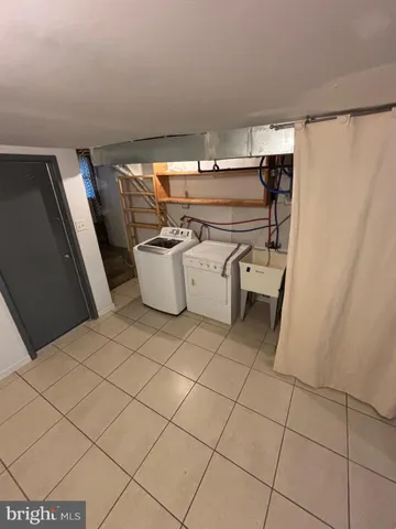 a view of a storage & utility room