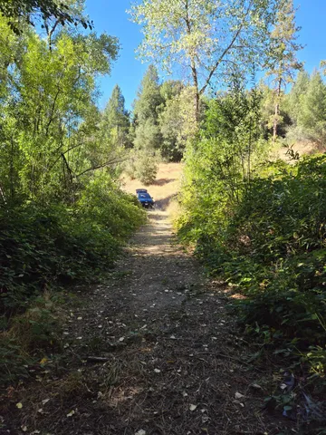 a backyard of a house