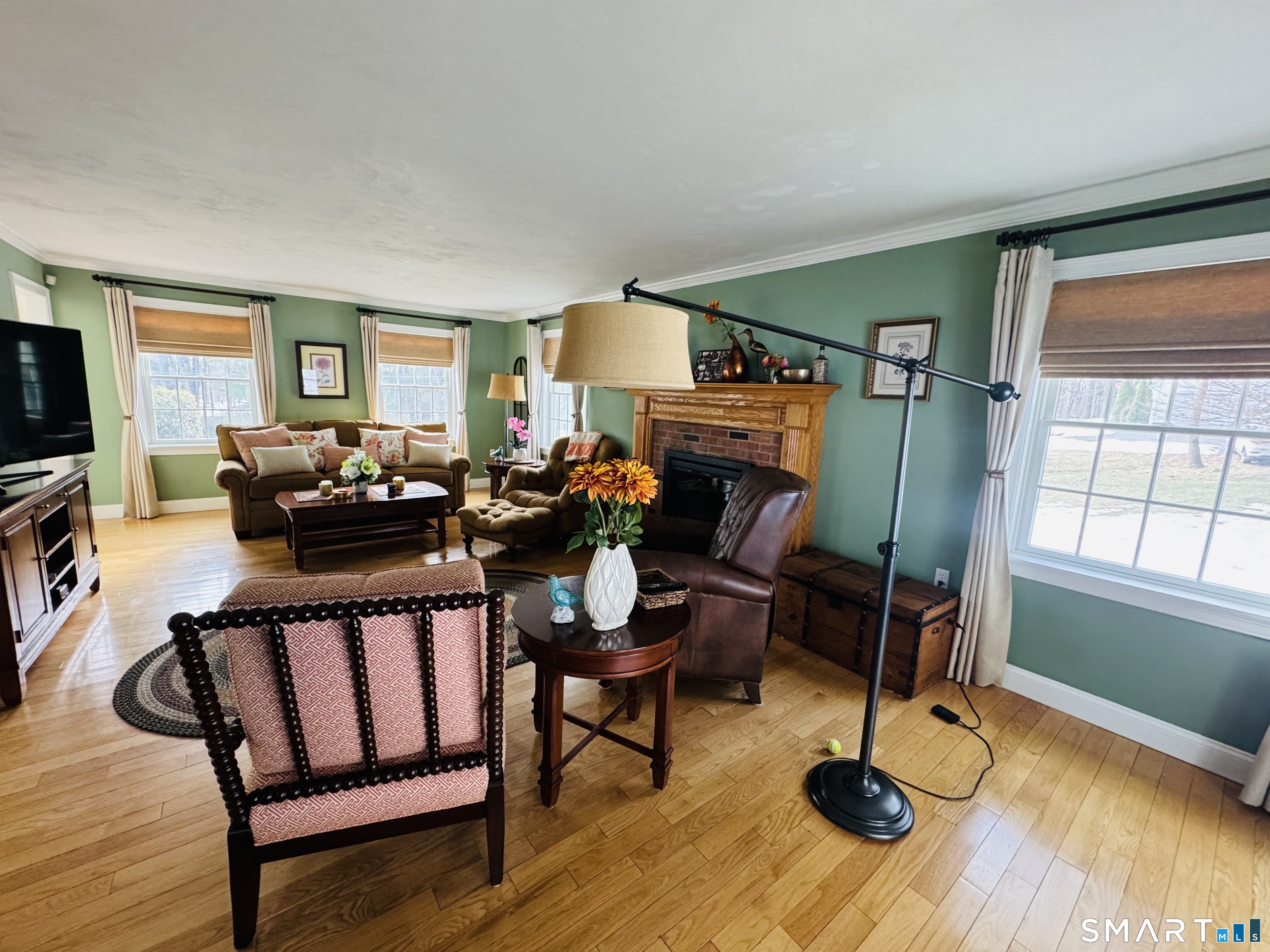 1350 Thompson Road Thompson, CT 06277 - Photo 27 of 39 a living room with furniture and a flat screen tv