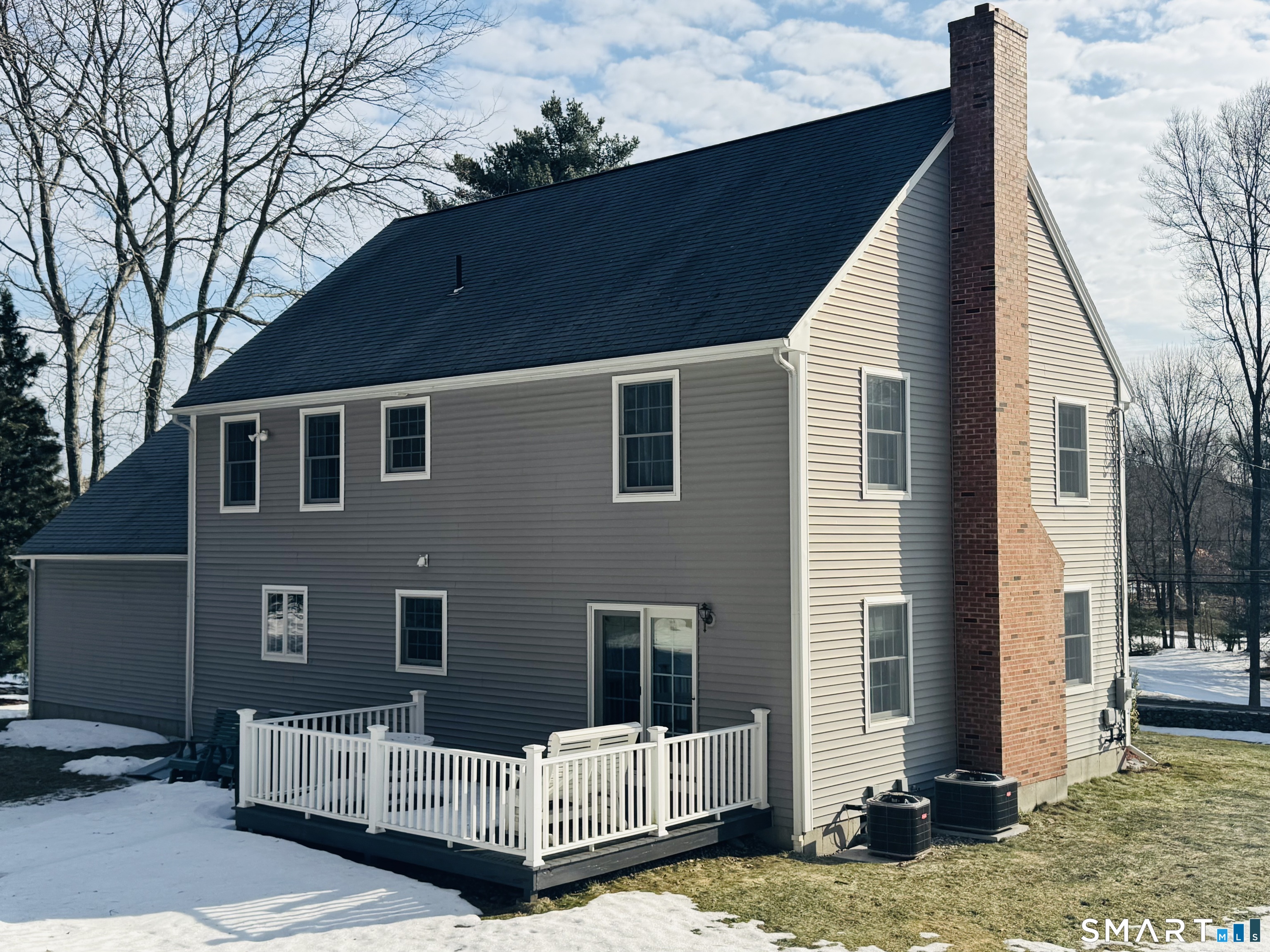 1350 Thompson Road Thompson, CT 06277 - Photo 7 of 39 a view of a house with wooden deck and backyard