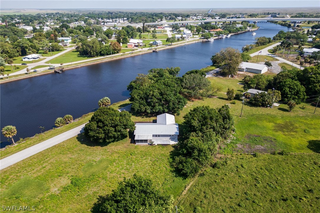 1453 River Road Moore Haven, FL 33471 - Photo 35 of 39 an aerial view of a residential houses with outdoor space