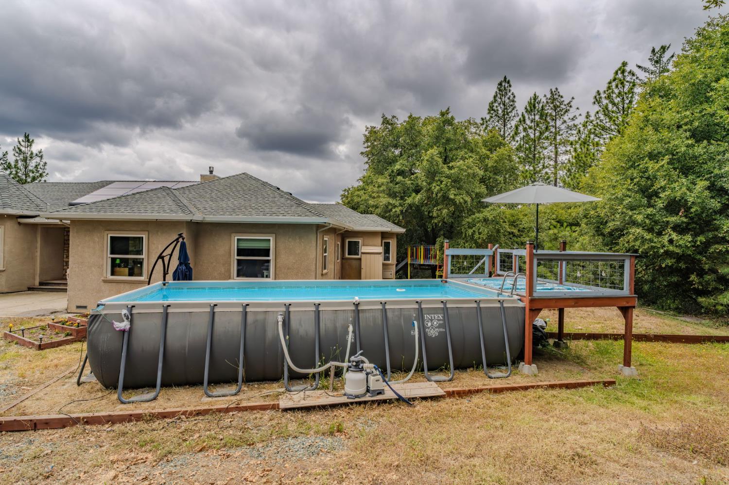 18461 Shake Ridge Road Sutter Creek, CA 95685 - Photo 50 of 77 Above ground pool.