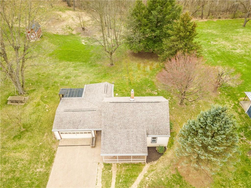 500 Friel Road Baden, PA 15005 - Photo 2 of 24 Aerial view of 500 Friel Rd. Marvel at the 1.3 gorgeous, level acres! Peaceful, private, yet minutes from everything, including from I79 and Rt. 65.