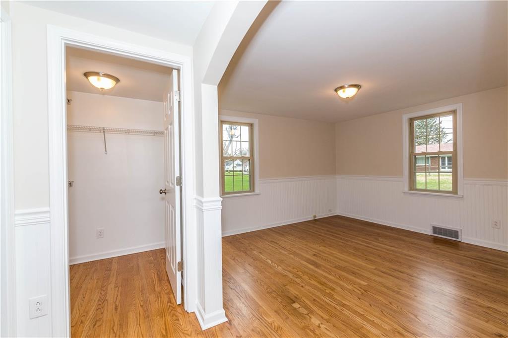 500 Friel Road Baden, PA 15005 - Photo 14 of 24 Massive first floor master suite with a view of the walk-in closet. Plenty of room to house your personal items.