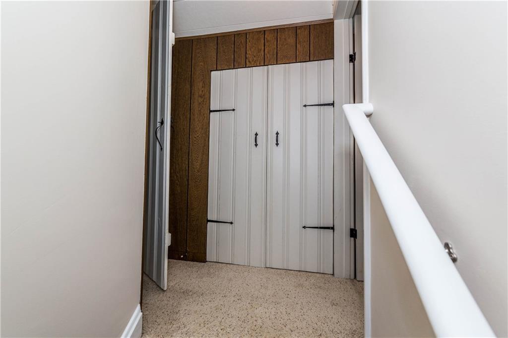 500 Friel Road Baden, PA 15005 - Photo 17 of 24 Second floor offers carpeting, large linen/storage closet and two sizable bedrooms.