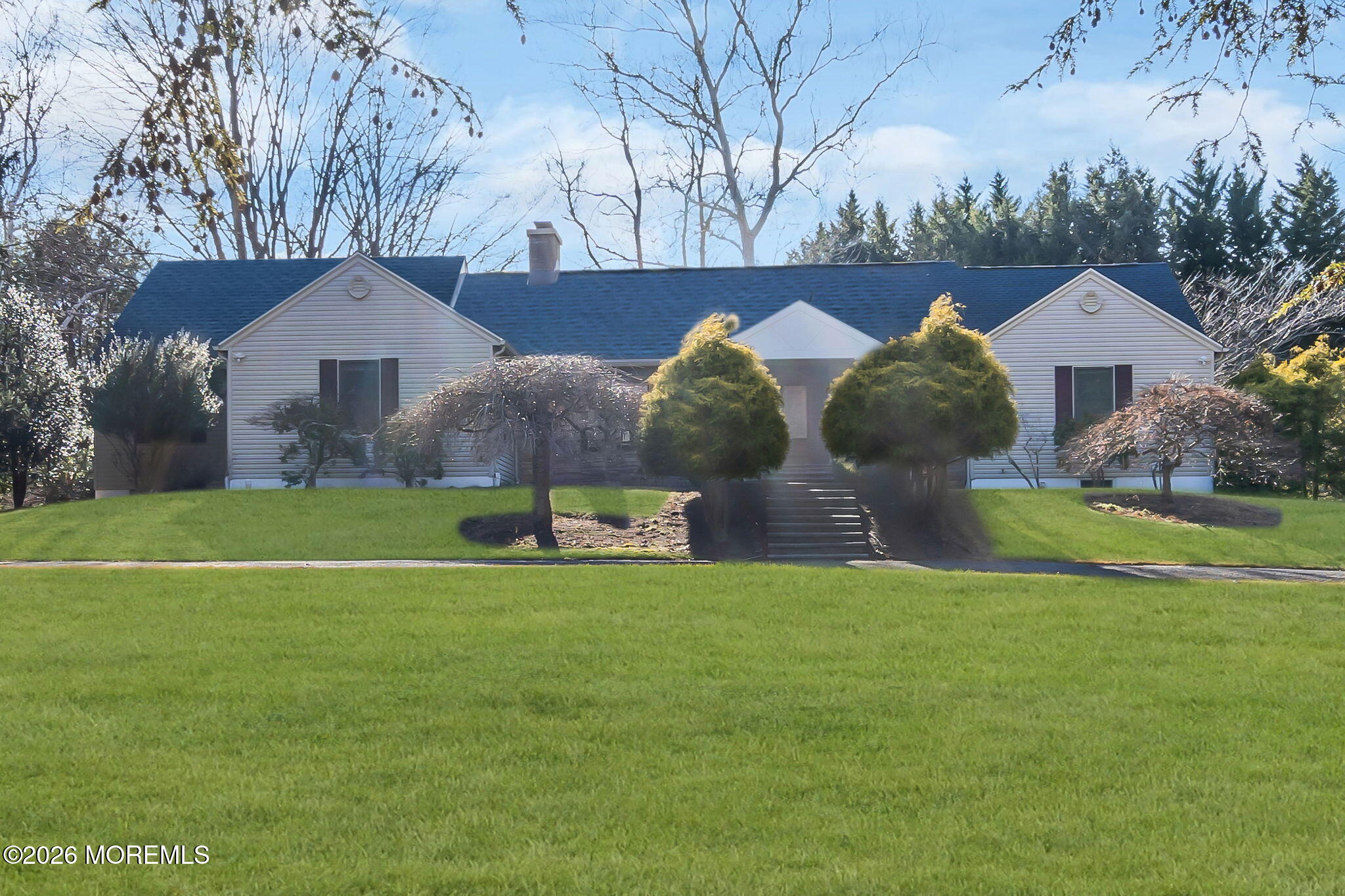 53 Montrose Road Colts Neck, NJ 07722 - Photo 38 of 43 a view of a house with a big yard and large trees