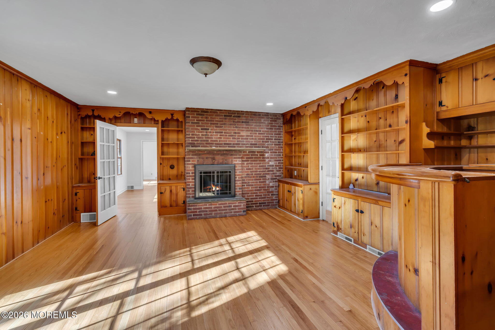 53 Montrose Road Colts Neck, NJ 07722 - Photo 8 of 43 a living room with furniture fireplace and flat screen tv