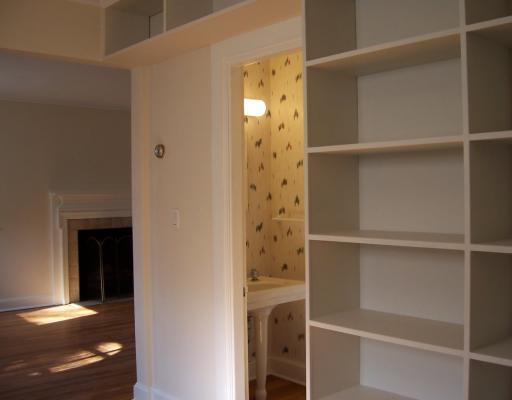 205 Gladstone Road Pittsburgh, PA 15217 - Photo 5 of 15 Exterior Front. View from Library into LR, Powder Room to right.