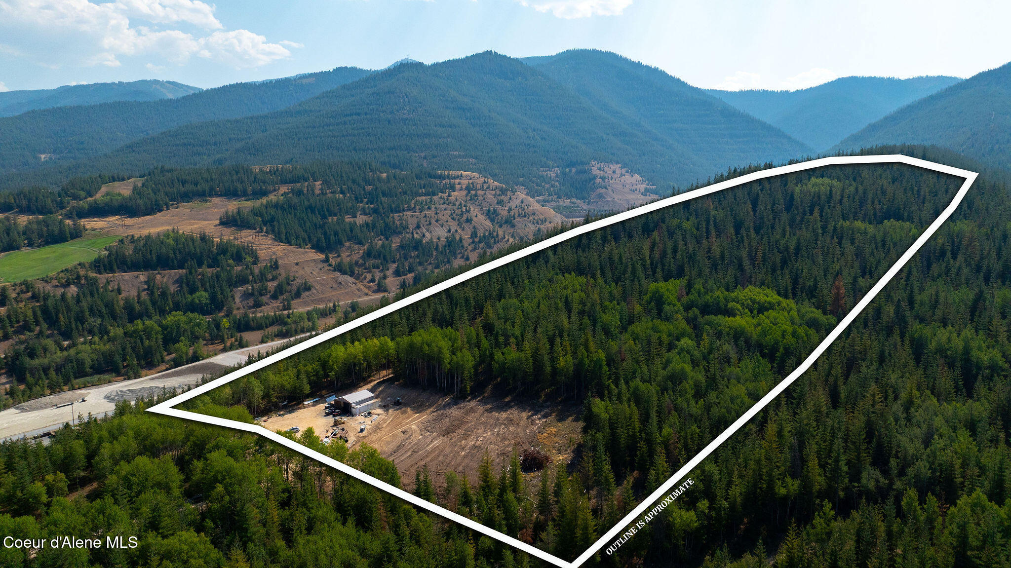 610 Government Gulch Road Smelterville, ID 83868 - Photo 16 of 20 Aerial