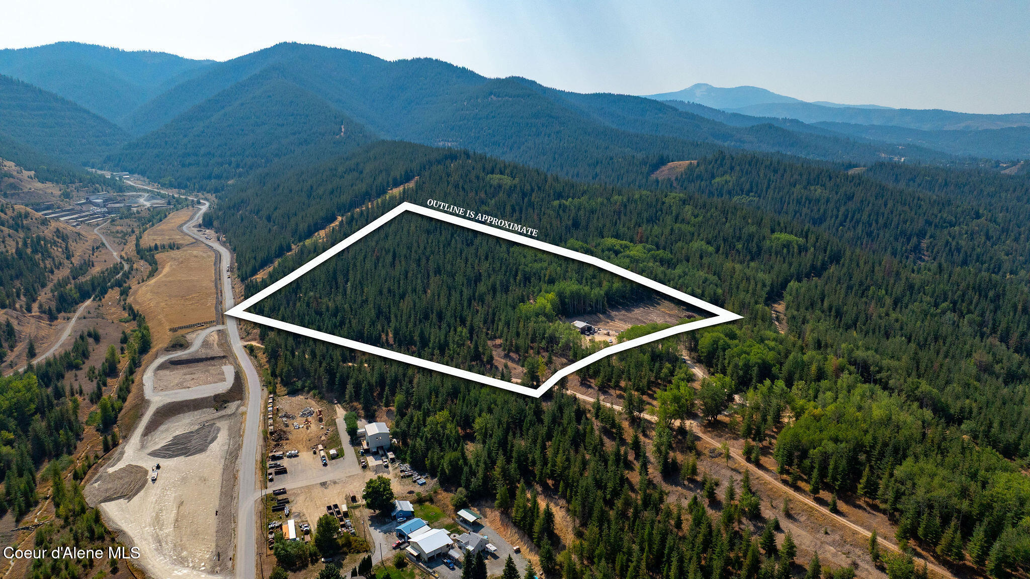 610 Government Gulch Road Smelterville, ID 83868 - Photo 6 of 20 Aerial