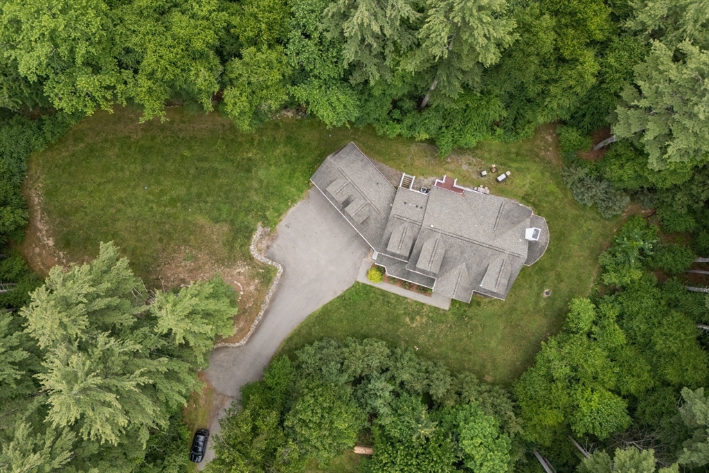 24 Wayside Inn Road Framingham, MA 01701 - Photo 36 of 38 an aerial view of a house with a yard