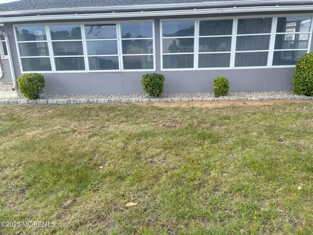 a view of front door and house