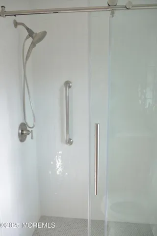 a close view of shower tap