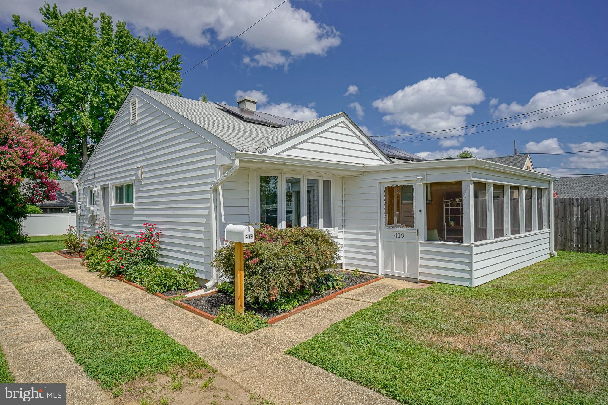419 Ruth Avenue Maple Shade, NJ 08052 - Photo 3 of 28 a front view of a house with a yard