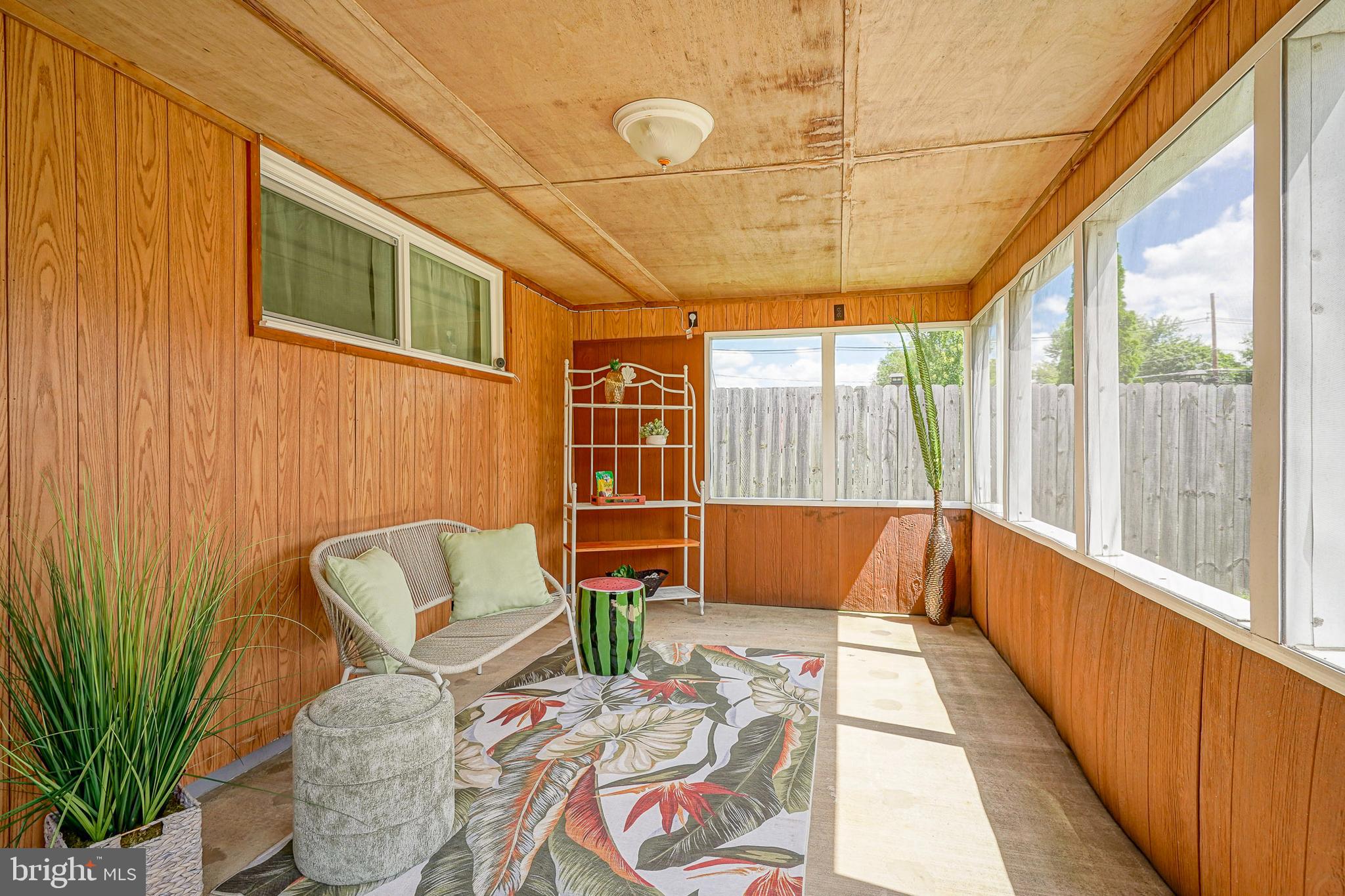 419 Ruth Avenue Maple Shade, NJ 08052 - Photo 4 of 28 a balcony with furniture and next to a window