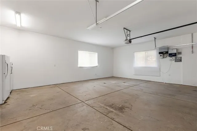 a view of a balcony with wooden floor