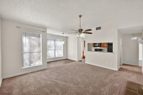 a view of livingroom with fireplace