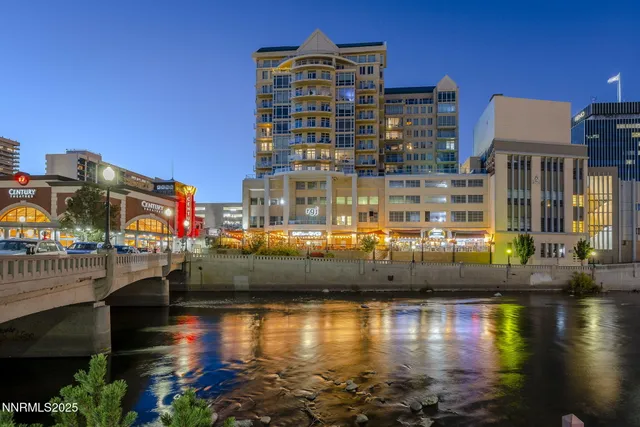 a view of building and lake view
