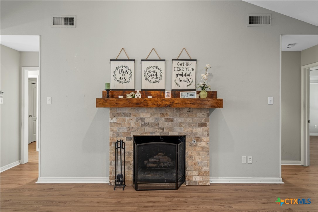 3601 Willow Bend Circle Waco, TX 76708 - Photo 6 of 37 a view of a fireplace in an empty room