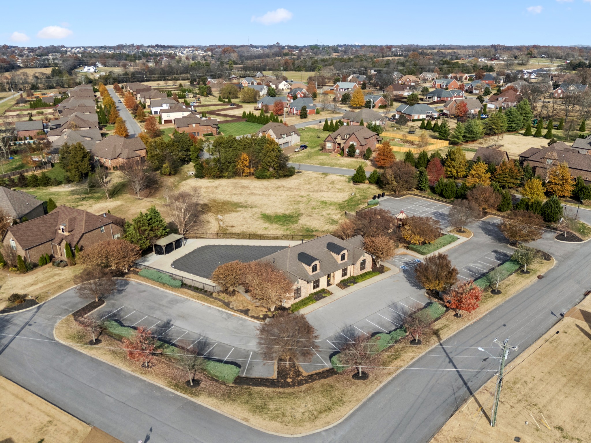 413 Stockbridge Way Mount Juliet, TN 37122 - Photo 14 of 49 an aerial view of residential houses with outdoor space