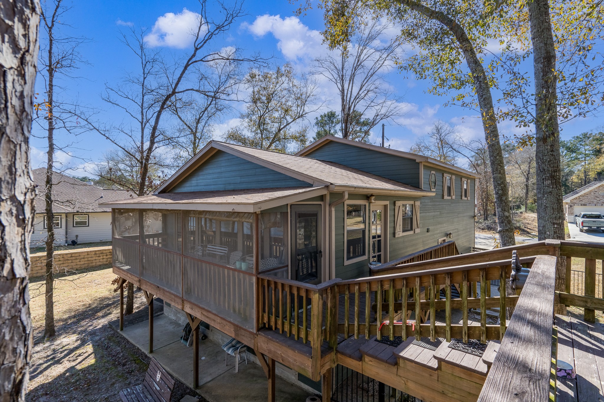 97 Greenway Drive Trinity, TX 75862 - Photo 9 of 49 a view of house with a roof deck