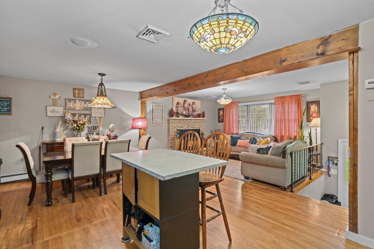 3315 Aspen Road Kunkletown, PA 18058 - Photo 21 of 32 a view of a dining room with furniture and a chandelier