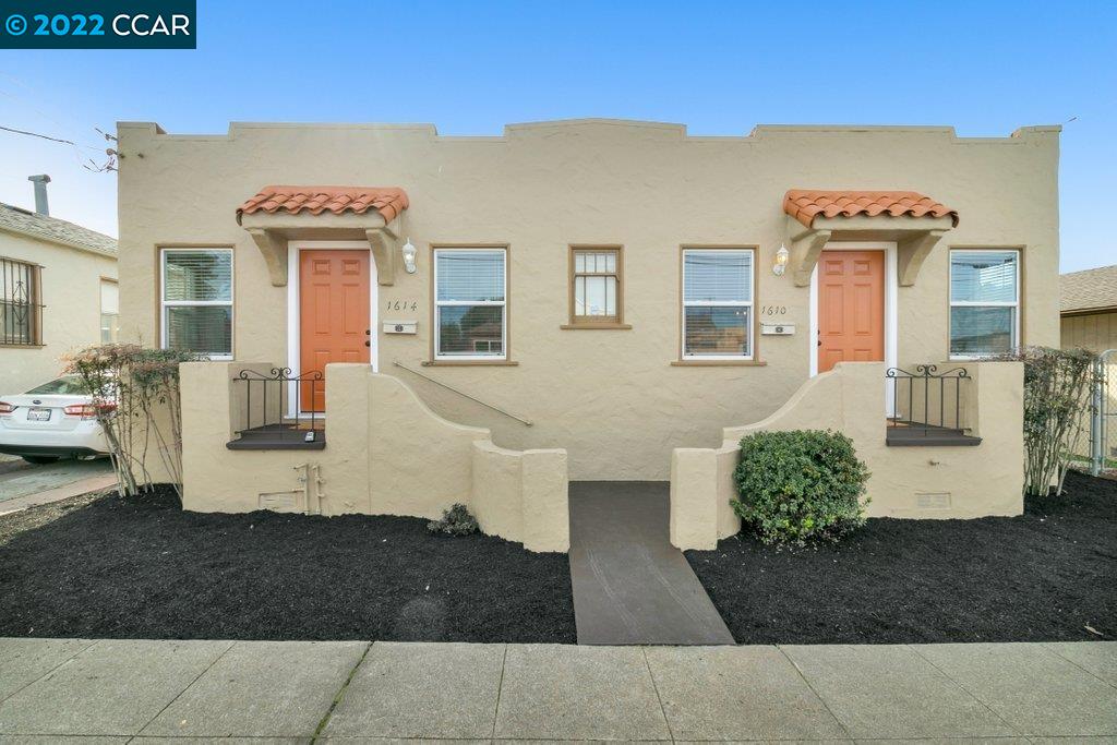 a view of a building with many windows