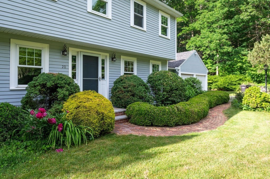 20 Longbrook Road Newbury, MA 01922 - Photo 34 of 41 a view of a house with a backyard and garden