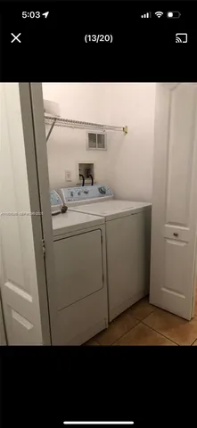 a view of washer and dryer