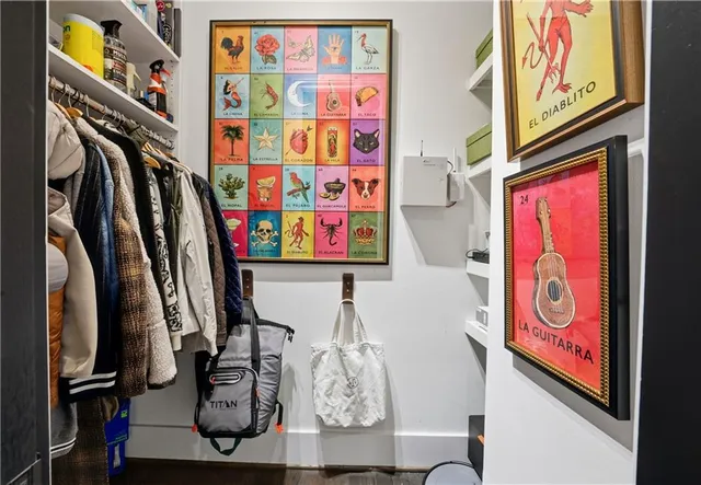 a front view of a building