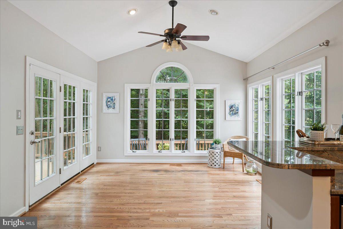 7411 Union Ridge Road Clifton, VA 20124 - Photo 4 of 86 ...w/cathedral ceiling & walls of windows!