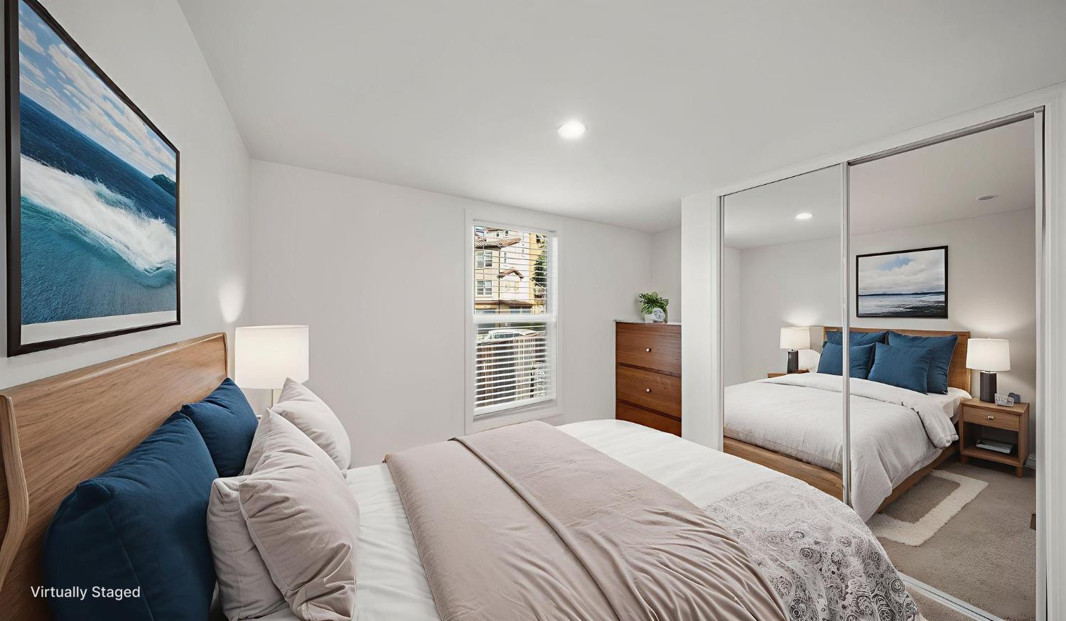 2784 Monterey Road, Unit 48A San Jose, CA 95111 - Photo 12 of 15 a bedroom with a bed and a couch