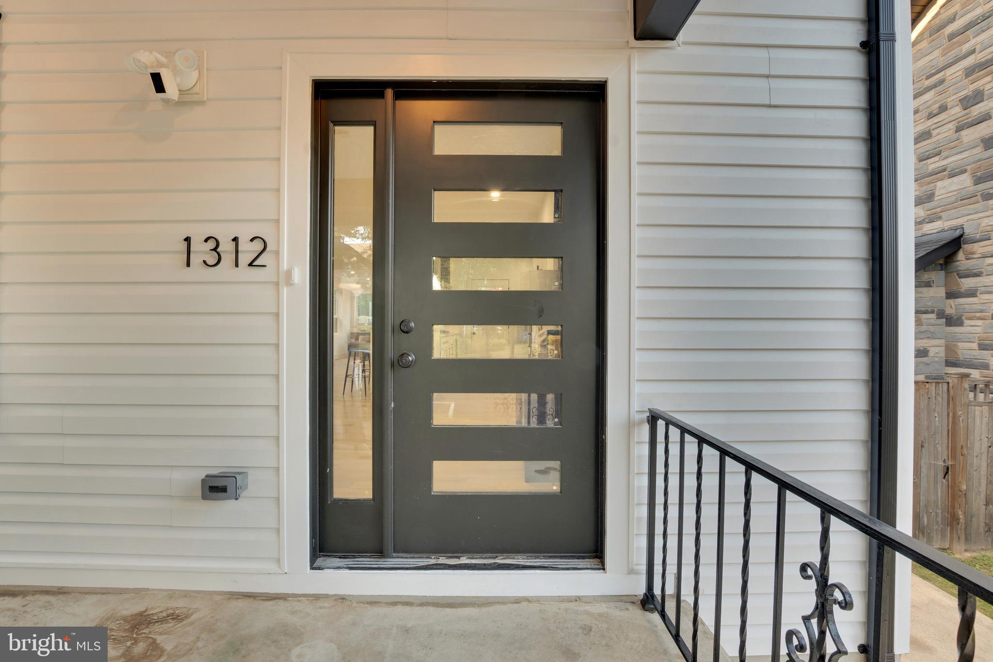 1312 Franklin Street Northeast Washington, DC 20017 - Photo 5 of 42 a view of a door of the house