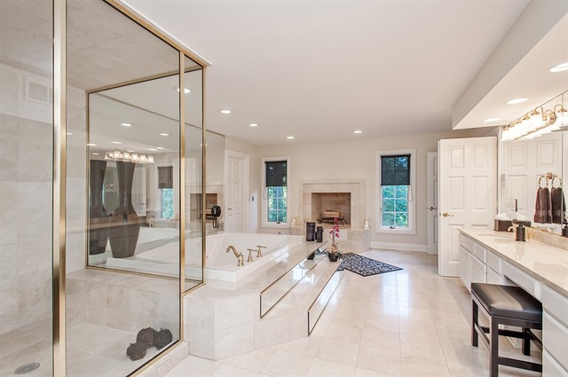 610 South Ridge Road Lake Forest, IL 60045 - Photo 15 of 24 a large white kitchen with a large window and stainless steel appliances