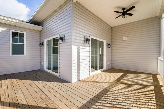 a bathroom with a shower and a toilet