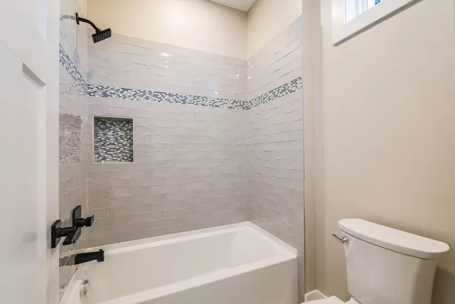 a view of a lake with a mountain