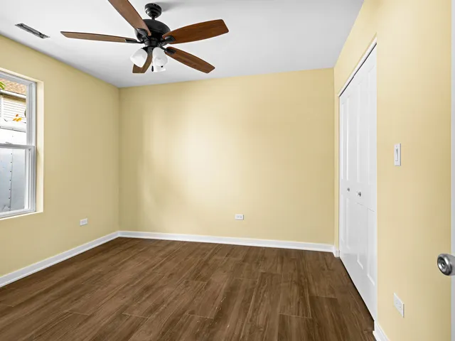 wooden floor in an empty room