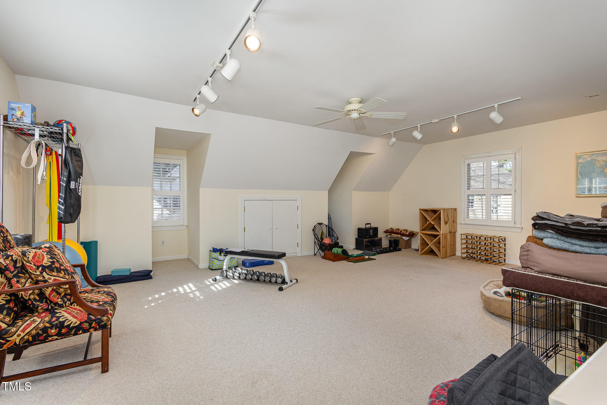 1420 Dogwood Lane Raleigh, NC 27607 - Photo 24 of 37 a view of a room with workspace and a couch