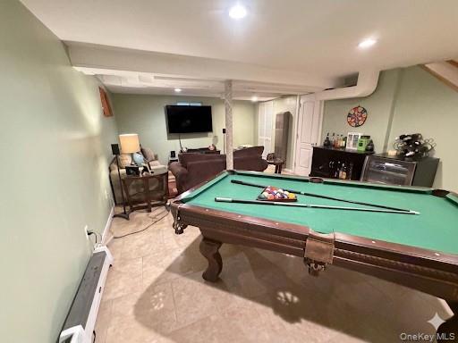 17 Mallory Road Spring Valley, NY 10977 - Photo 25 of 26 a room with pool table and a flat screen tv