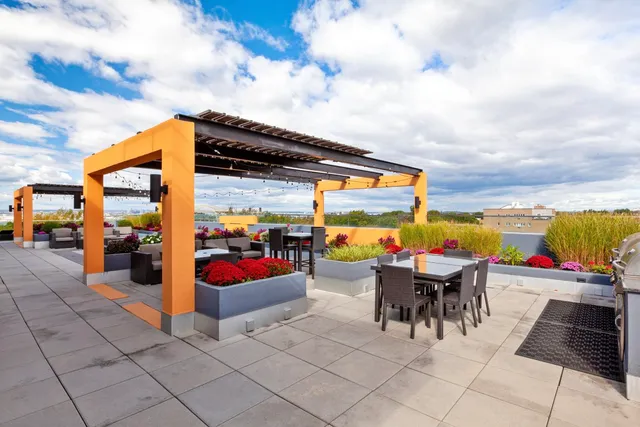 a view of balcony with outdoor seating