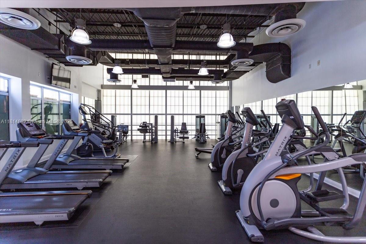 1250 South Miami Avenue, Unit 2208 Miami, FL 33130 - Photo 25 of 28 a view of gym