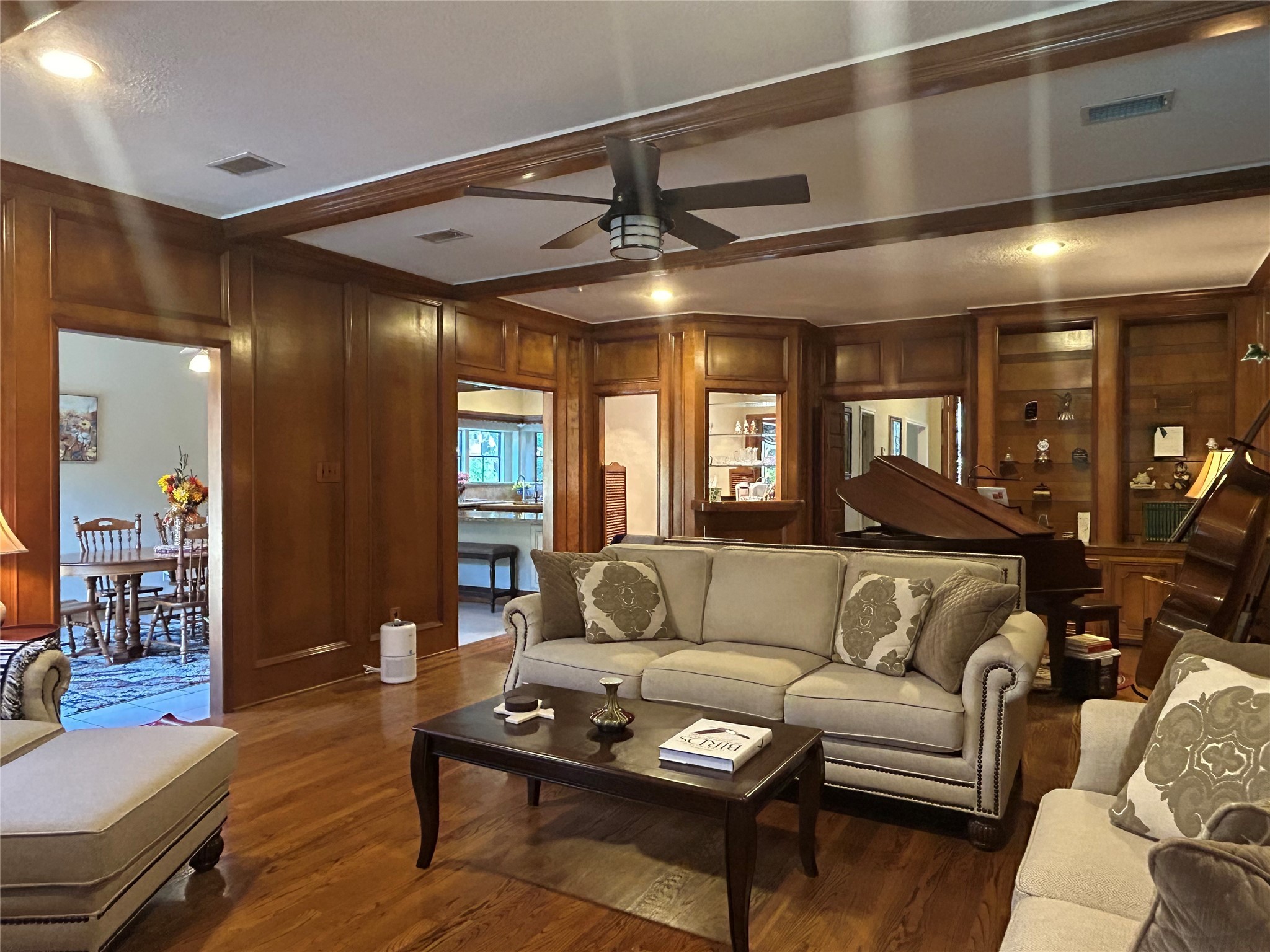 9547 Enstone Circle Spring, TX 77379 - Photo 25 of 45 a living room with furniture and wooden floor