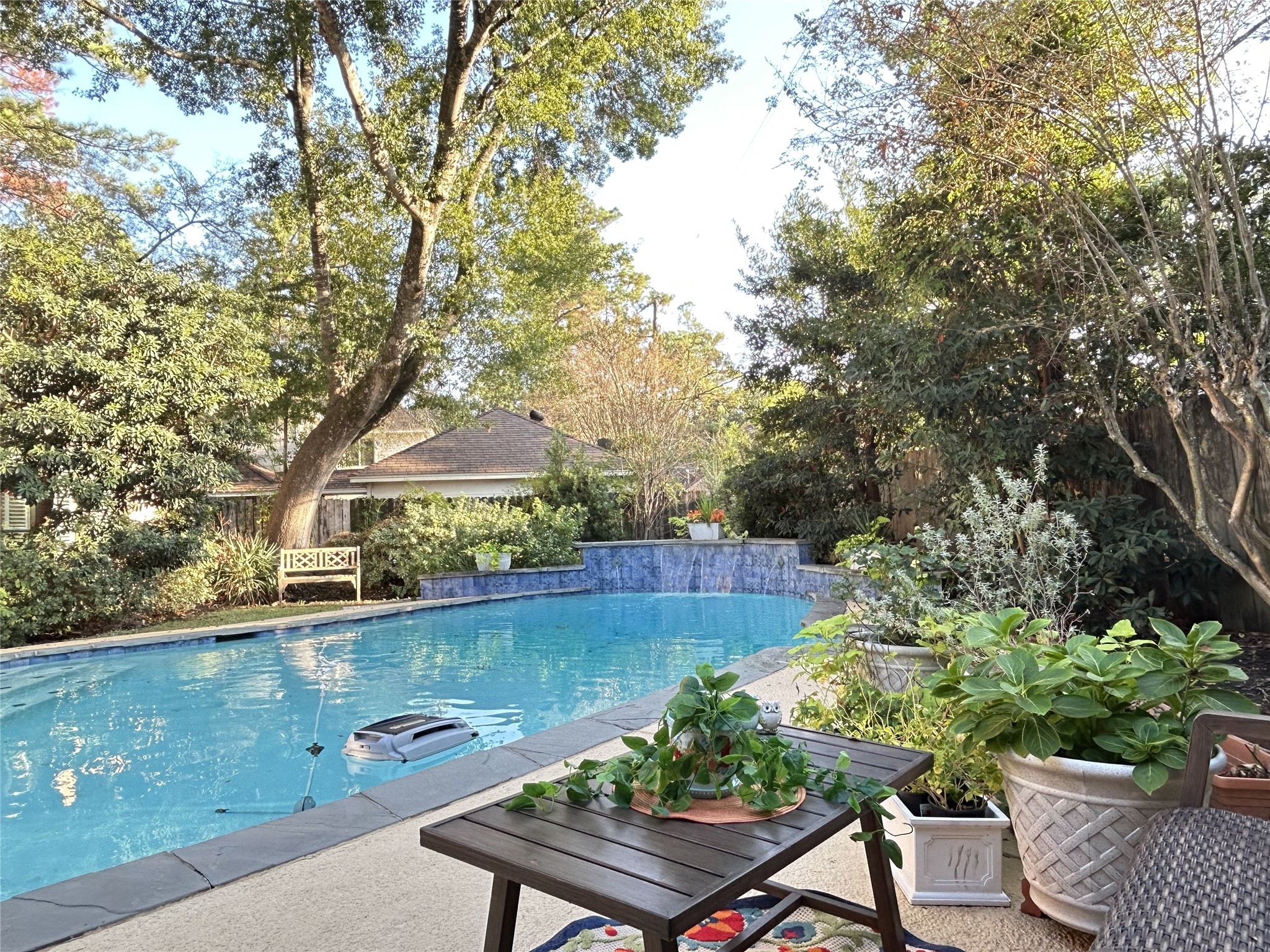 9547 Enstone Circle Spring, TX 77379 - Photo 41 of 45 a view of a chair and table in the balcony